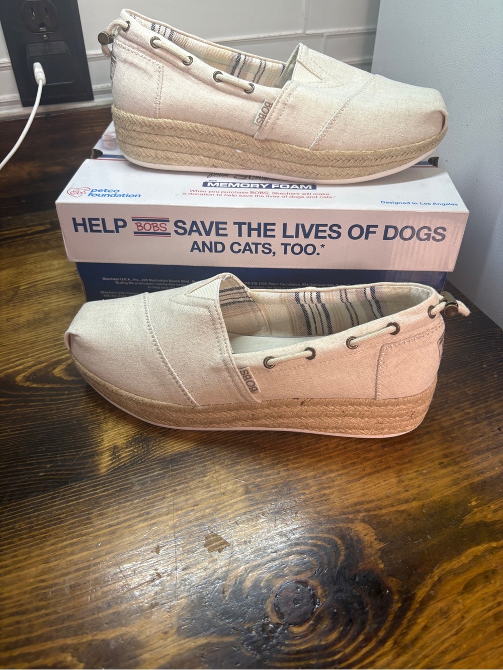 Bobs tan shoes size 9